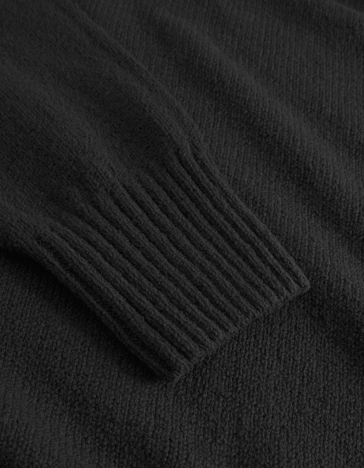 Les Deux Brad Roundneck Knit - sort - Supermen.dk