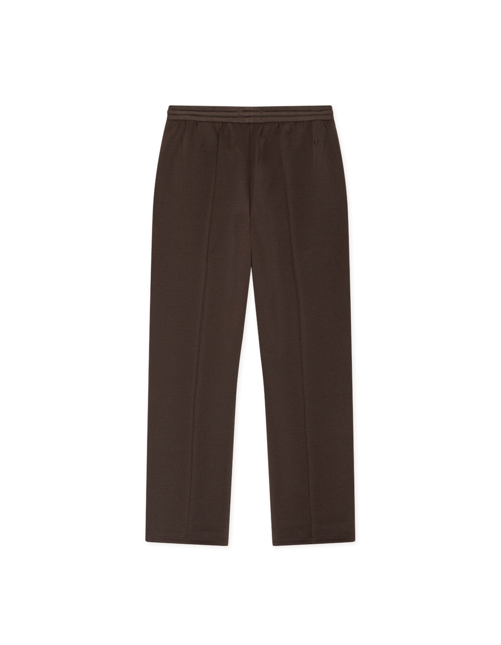 Les Deux Casual track pants i Delicioso brun – produktbillede forfra