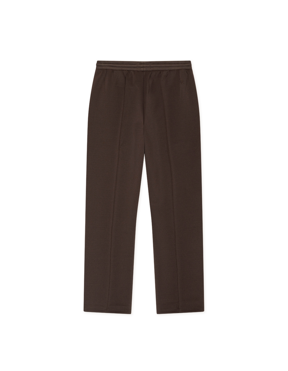 Les Deux Casual track pants i Delicioso brun – produktbillede forfra