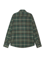 Les Deux ternet overshirt i Darkest Spruce grøn – produktbillede bagfra