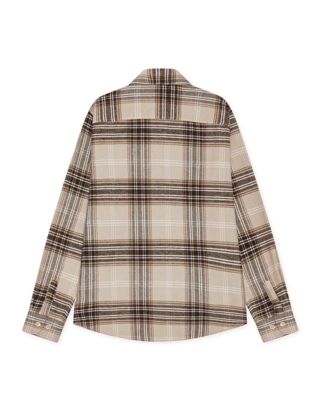 Les Deux ternet overshirt i Light Sand – produktbillede forfra