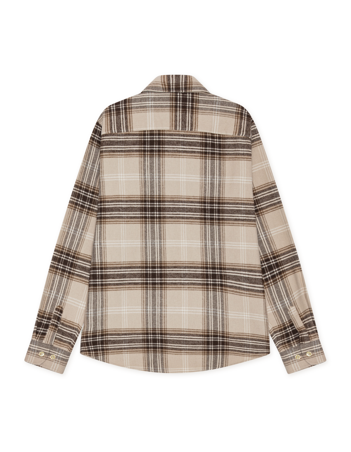 Les Deux ternet overshirt i Light Sand – produktbillede forfra