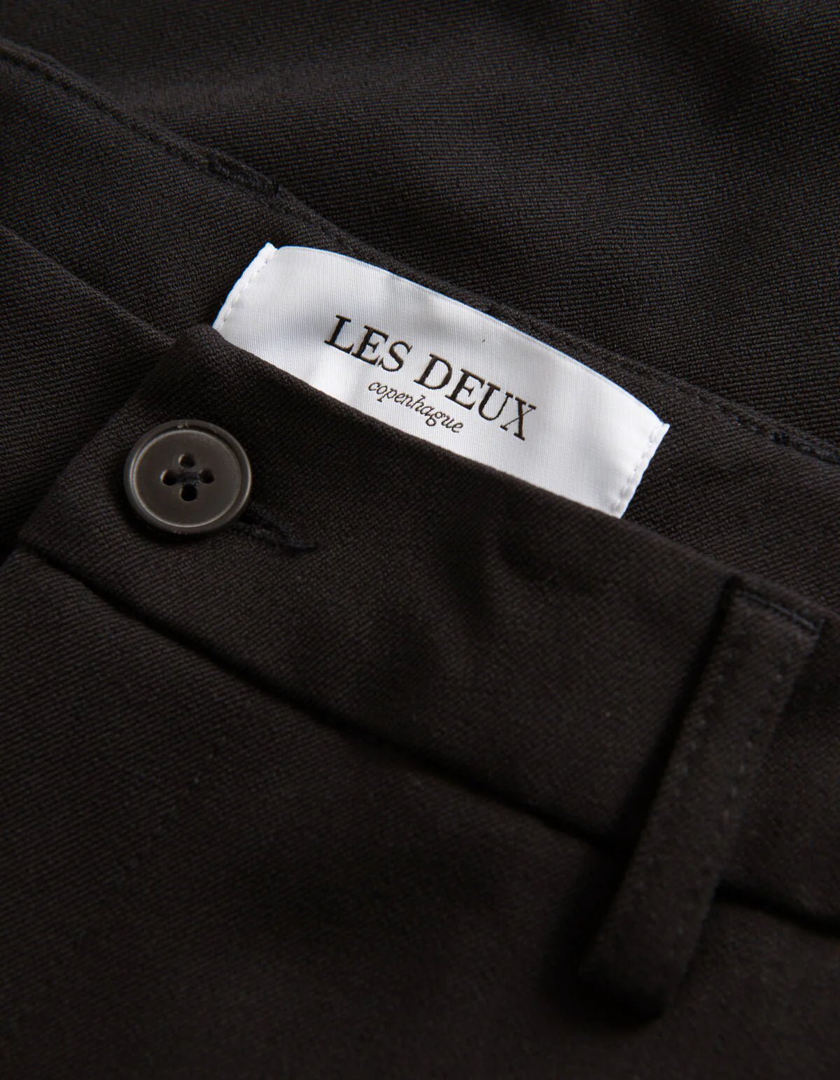 Les Deux Como Reg Suit Pants Black - Supermen.dk