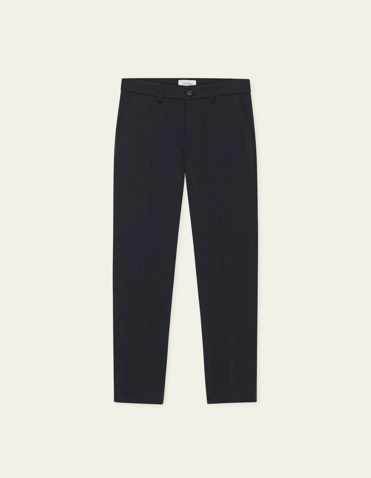 Les Deux Como Regular habitbukser i Dark Navy – produktbillede bagfra