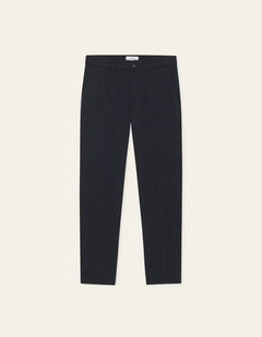Les Deux Como Regular habitbukser i Dark Navy – produktbillede bagfra