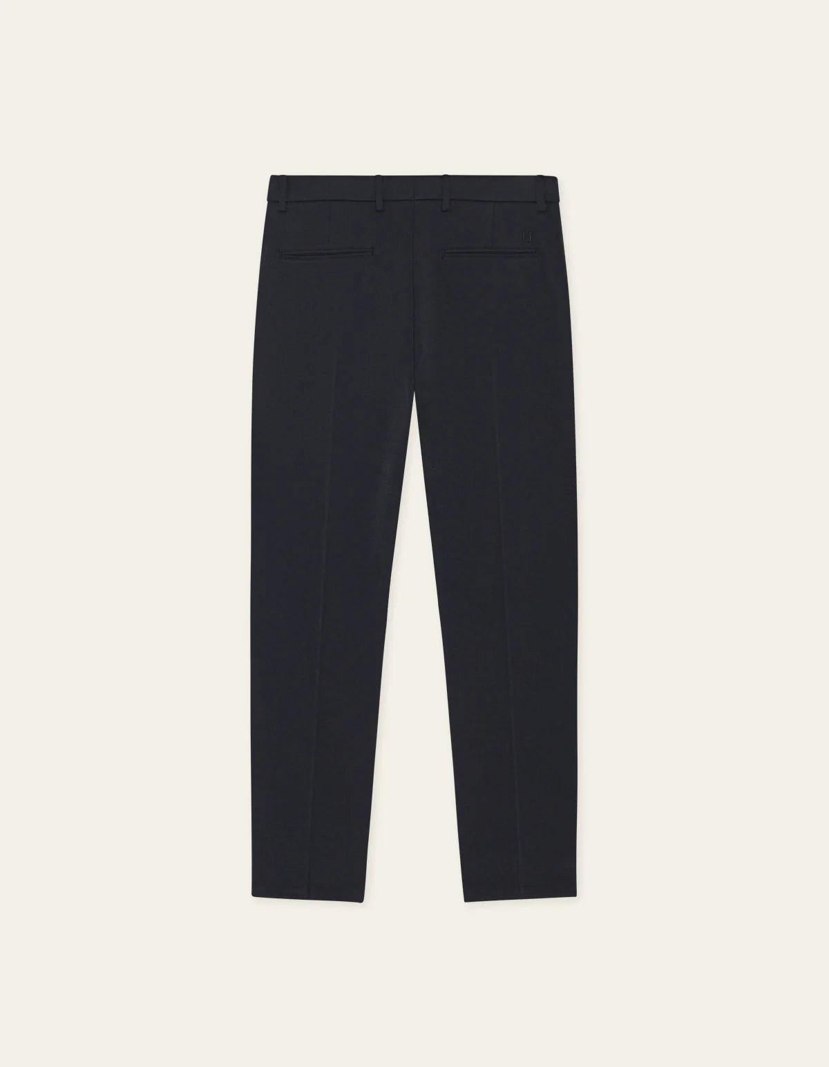 Les Deux Como Regular habitbukser i Dark Navy – produktbillede forfra