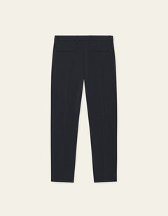 Les Deux Como Regular habitbukser i Dark Navy – produktbillede forfra