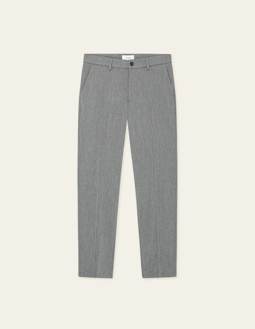 Les Deux Como Reg Suit Pants Grey Melange - Supermen.dk