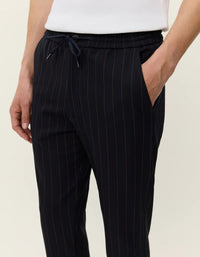 Les Deux Como Tapered Pinstripe Pants - Supermen.dk