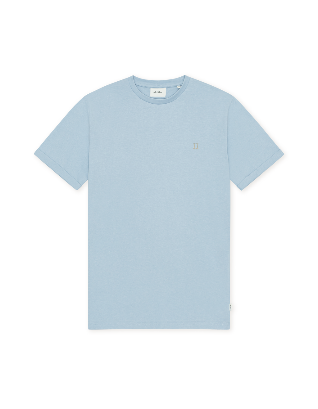 Les Deux Core Seasonal T-shirt i Cashmere Blue lyseblå – produktbillede forfra