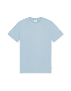 Les Deux Core Seasonal T-shirt i Cashmere Blue lyseblå – produktbillede forfra