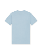 Les Deux Core Seasonal T-shirt i Cashmere Blue lyseblå – produktbillede bagfra