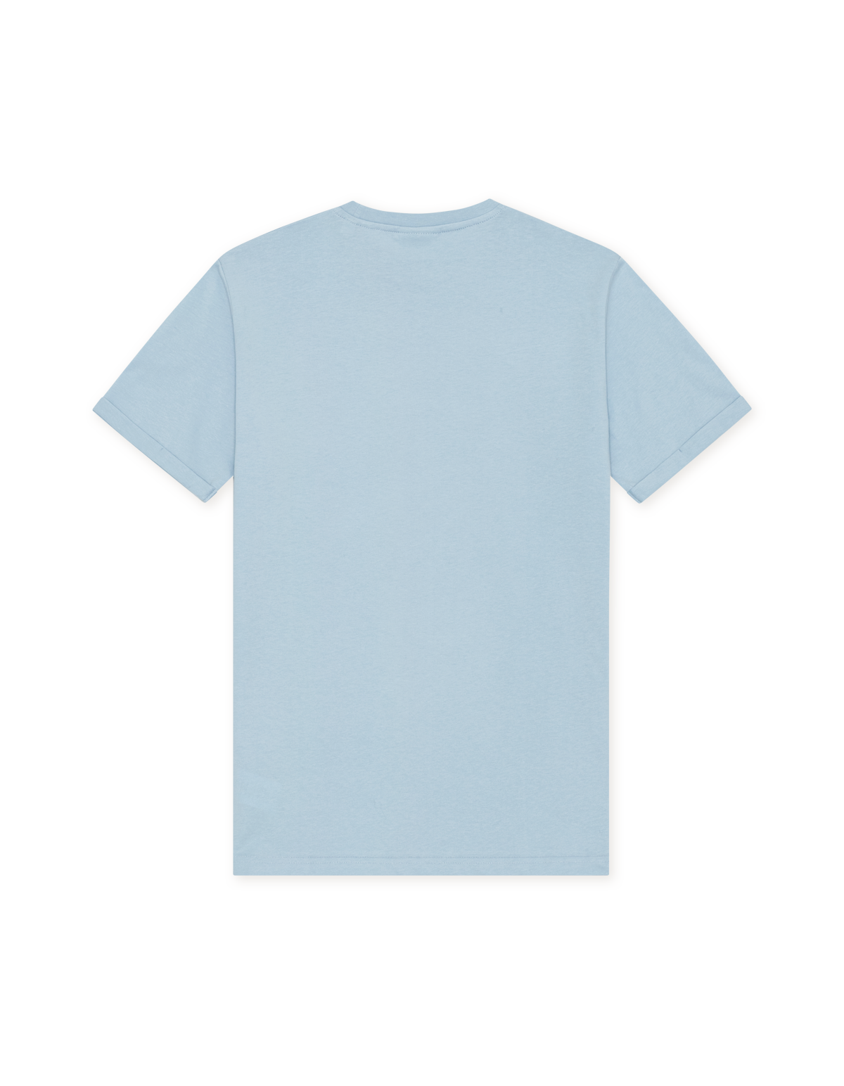 Les Deux Core Seasonal T-shirt i Cashmere Blue lyseblå – produktbillede bagfra