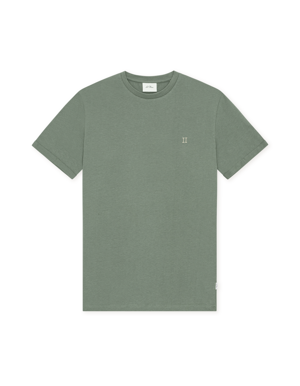 Les Deux Core Seasonal T-shirt i Laurel Wreath Green – produktbillede bagfra