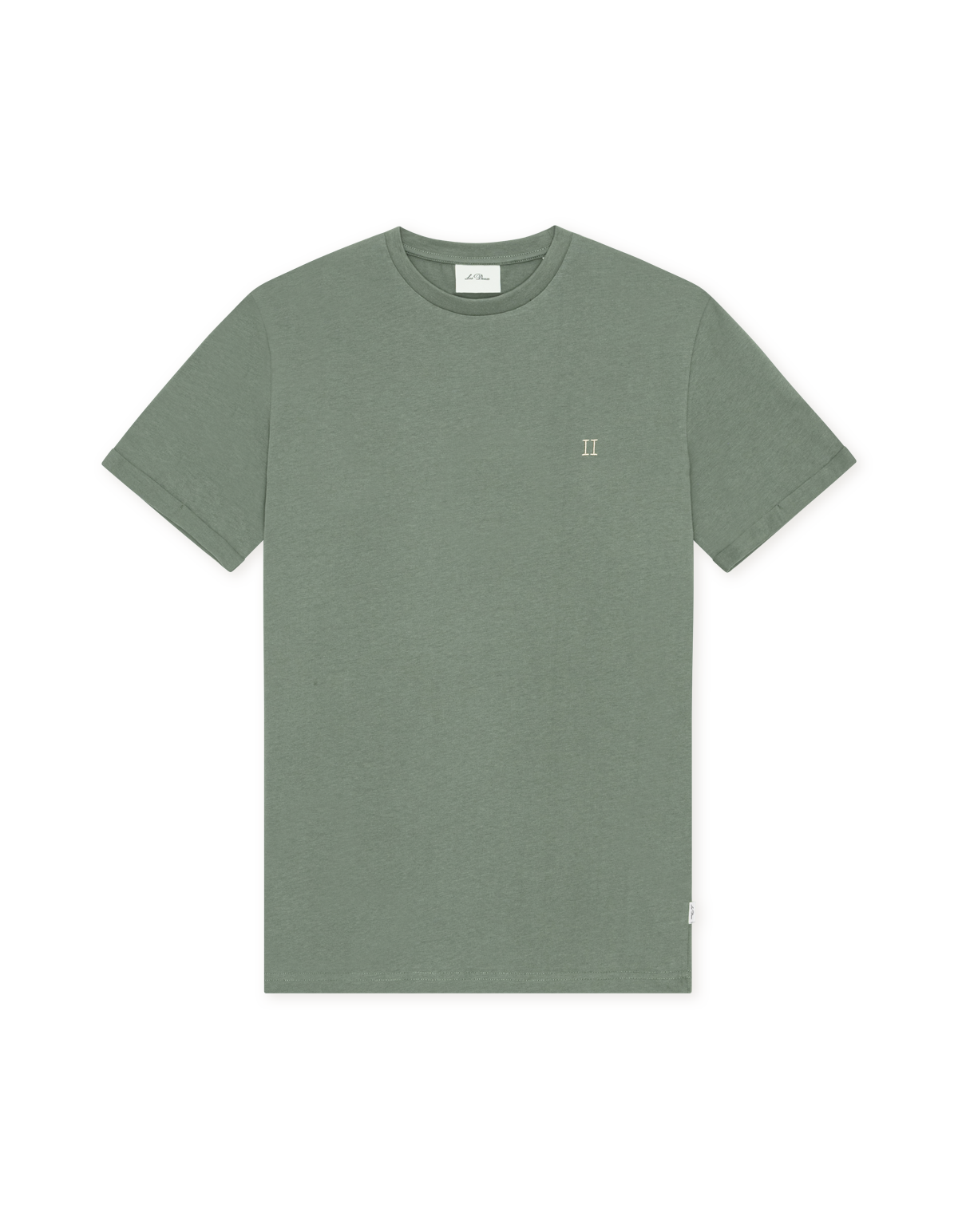 Les Deux Core Seasonal T-shirt i Laurel Wreath Green – produktbillede bagfra