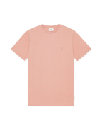 Les Deux Core Seasonal T-shirt i Misty Rose lyserød – produktbillede forfra