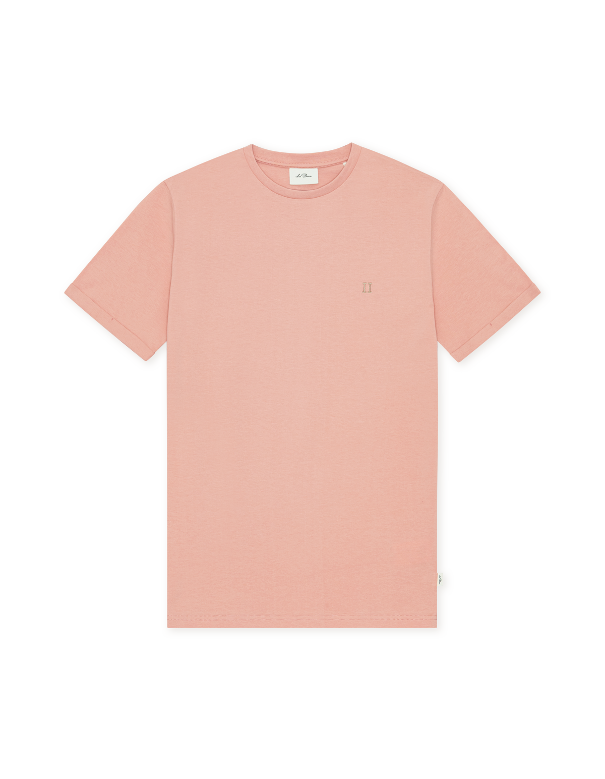 Les Deux Core Seasonal T-shirt i Misty Rose lyserød – produktbillede forfra