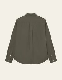 Les Deux Desert Reg Shirt Olive Night - Supermen.dk