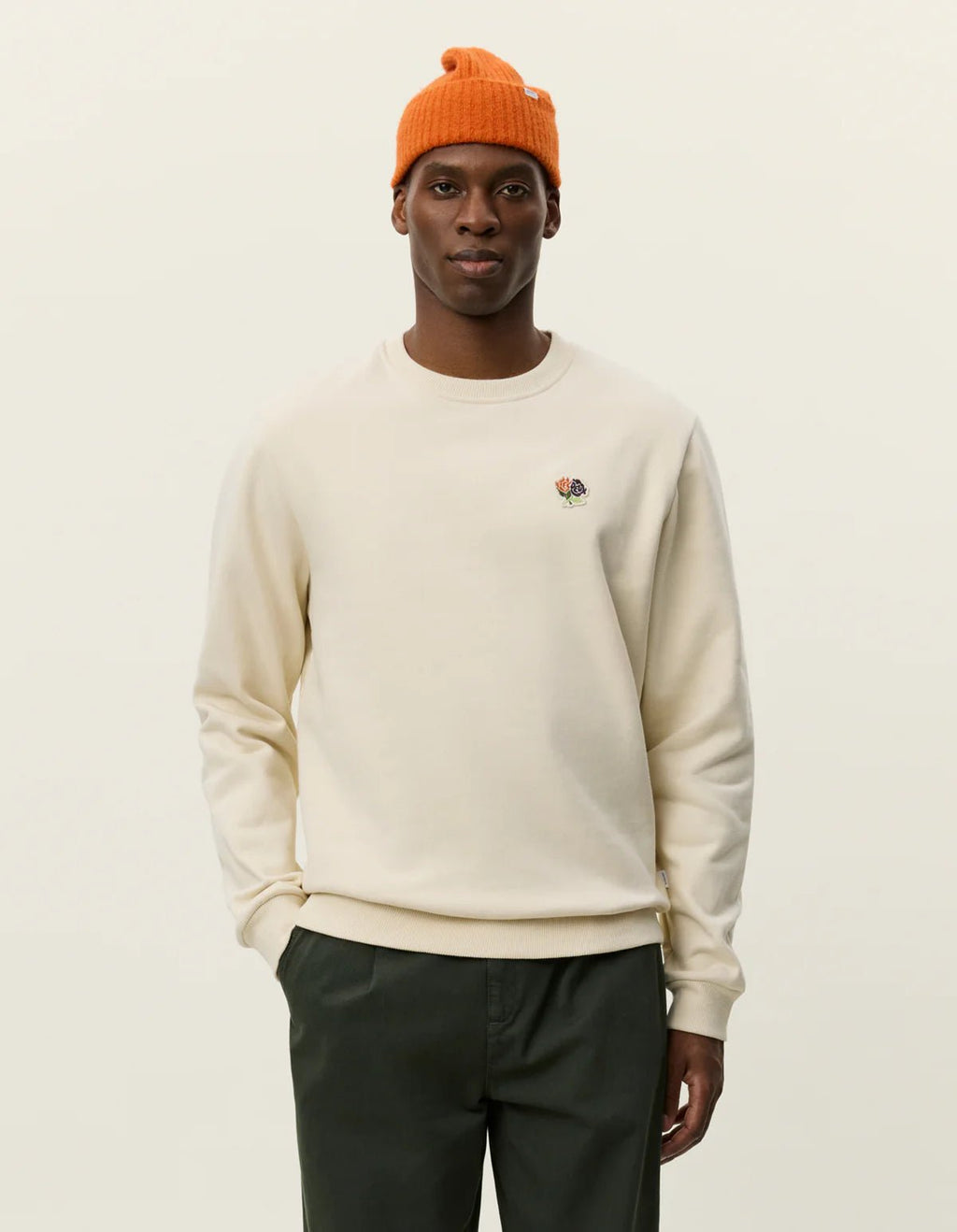 Les Deux Felipe Patch Sweatshirt - Supermen.dk