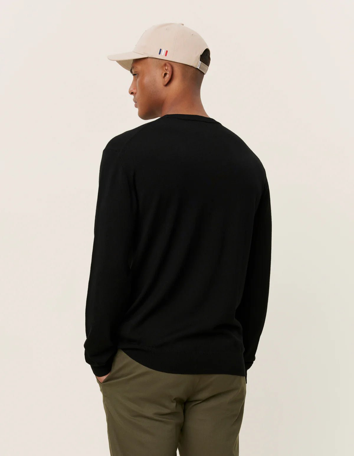 Les Deux Greyson Merino Knit Black - Supermen.dk