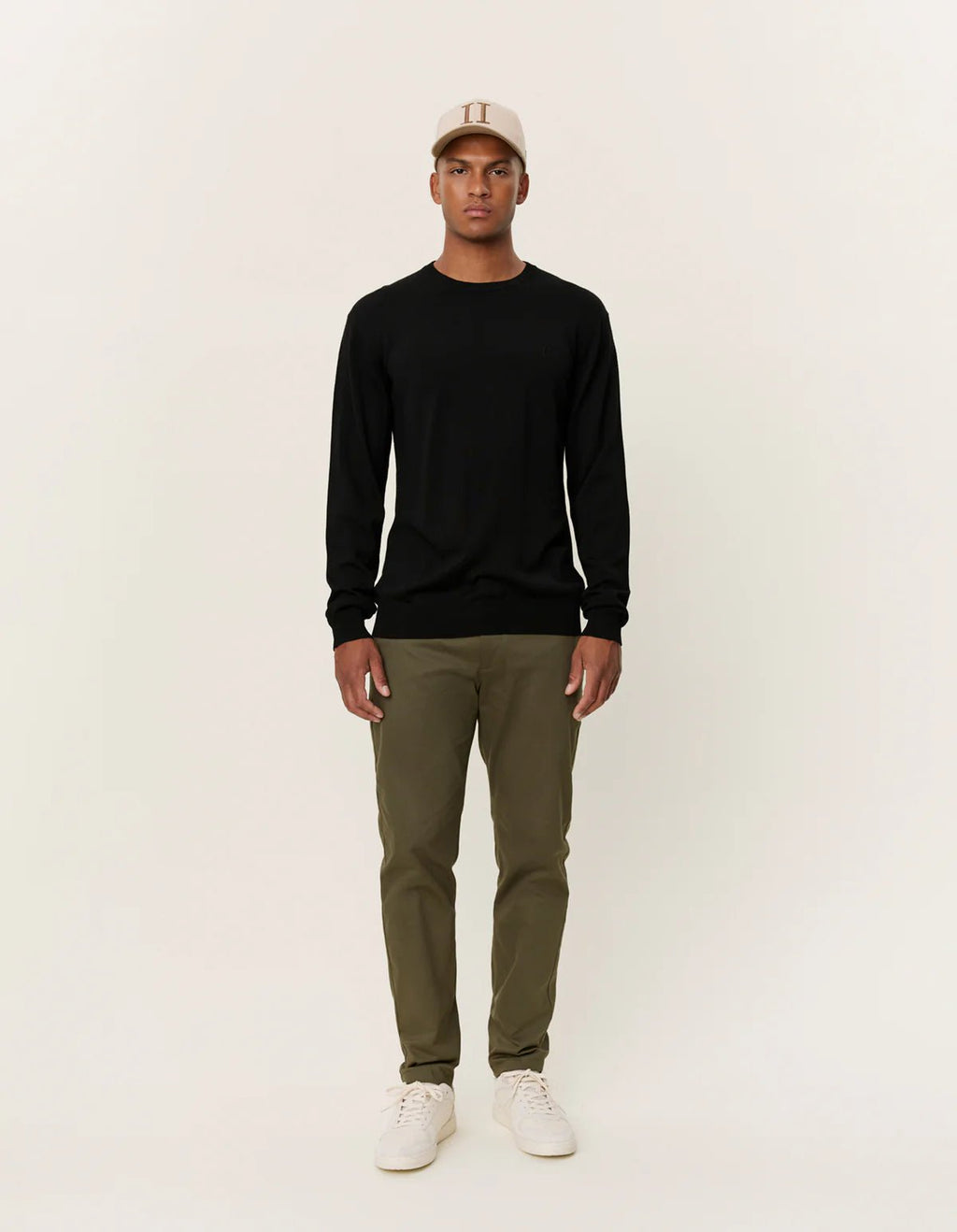 Les Deux Greyson Merino Knit Black - Supermen.dk