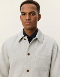Les Deux Hamilton Twill Wool Overshirt - Supermen.dk