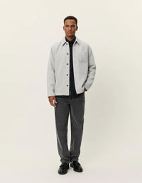 Les Deux Hamilton Twill Wool Overshirt - Supermen.dk