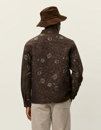 Les Deux Kaleb Flower Jacquard Overshirt - Supermen.dk