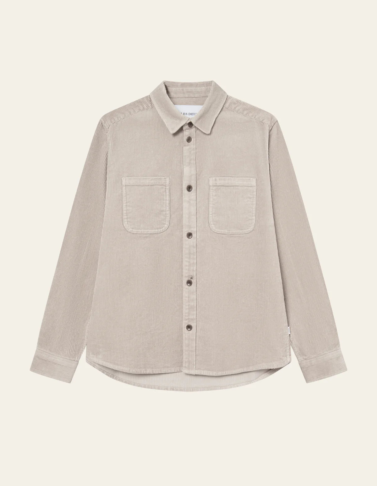 Les Deux Kody Corduroy Overshirt Light Sand - Supermen.dk