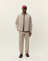 Les Deux Kody Corduroy Overshirt Light Sand - Supermen.dk