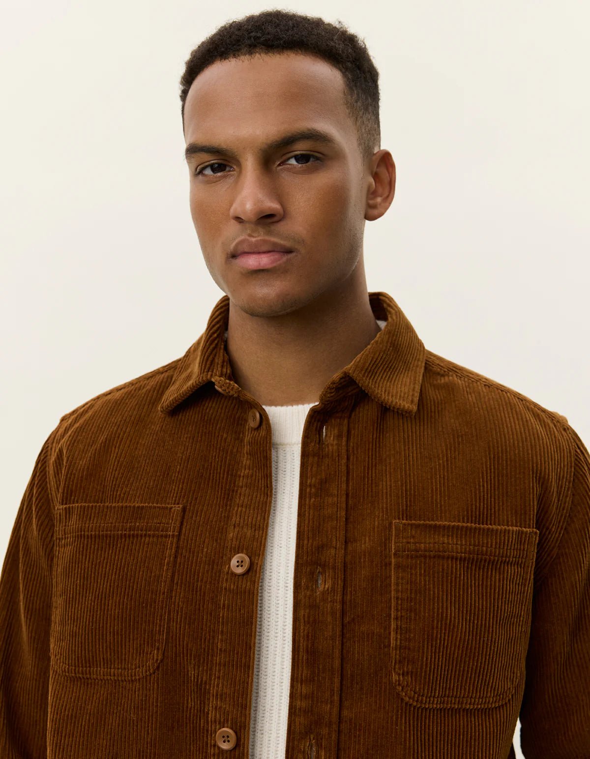Les Deux Kody Corduroy Overshirt Monk's Robe - Supermen.dk