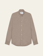 Les Deux Konrad Oxford Shirt Walnut - Supermen.dk