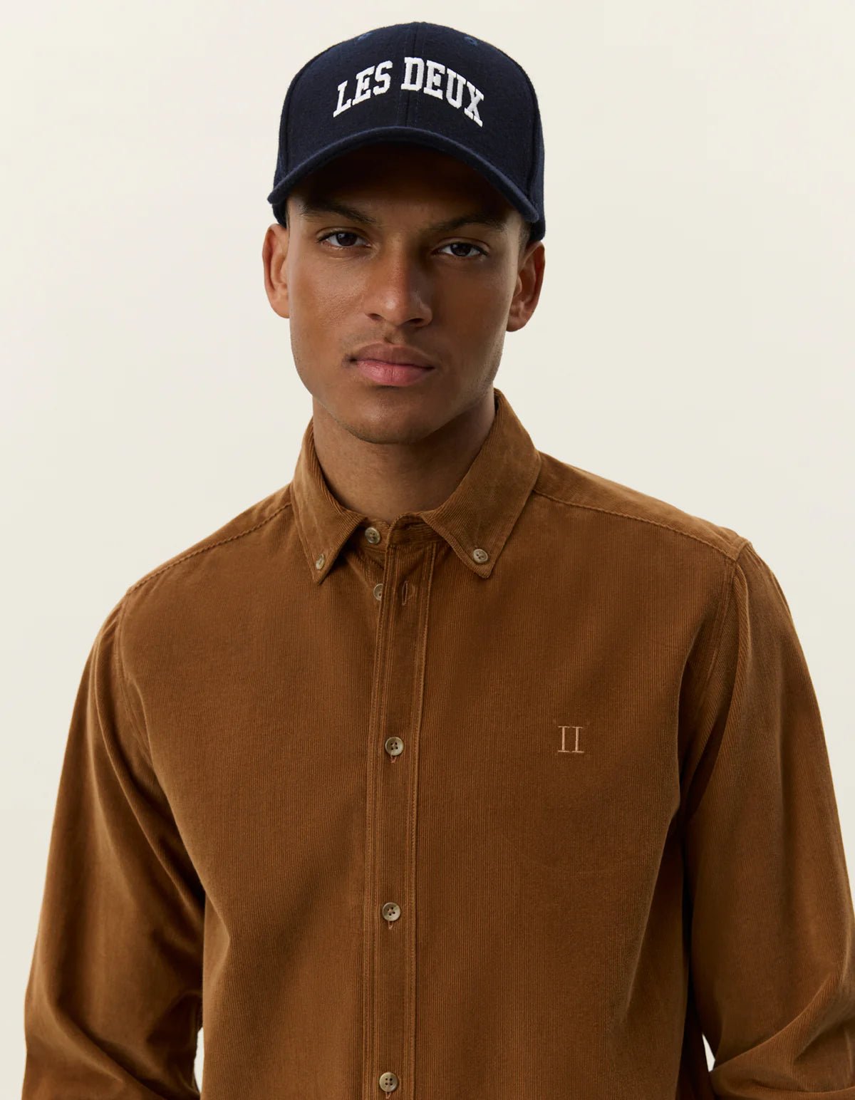 Les Deux Konrad Pinwale Corduroy Shirt - Monk's Robe