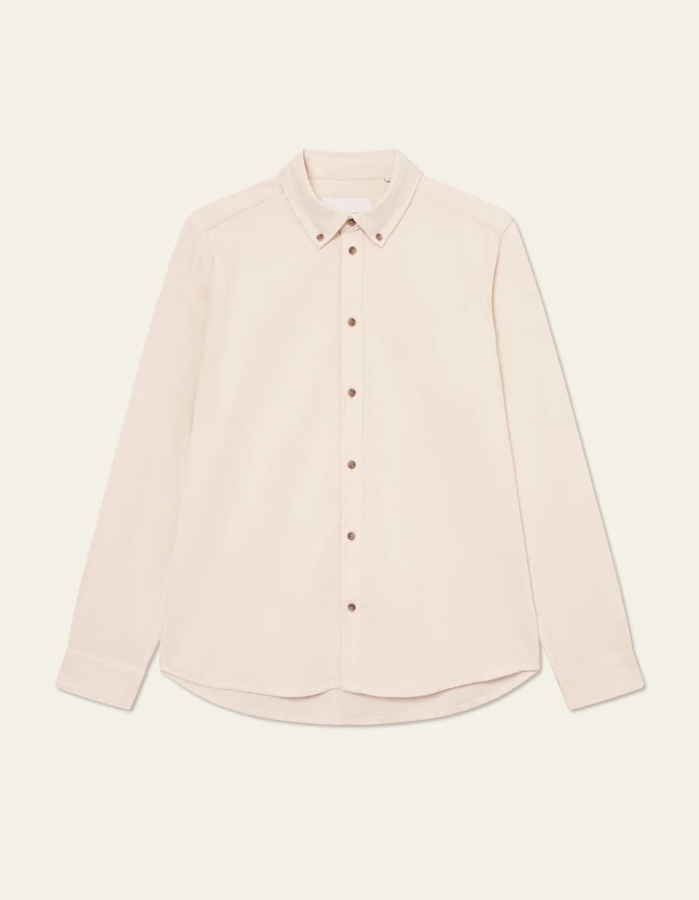 Les Deux Konrad Pinwale Corduroy Shirt - Ivory - Supermen.dk