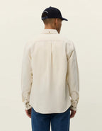 Les Deux Konrad Pinwale Corduroy Shirt - Ivory - Supermen.dk
