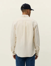 Les Deux Konrad Pinwale Corduroy Shirt - Ivory - Supermen.dk