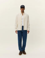 Les Deux Konrad Pinwale Corduroy Shirt - Ivory - Supermen.dk