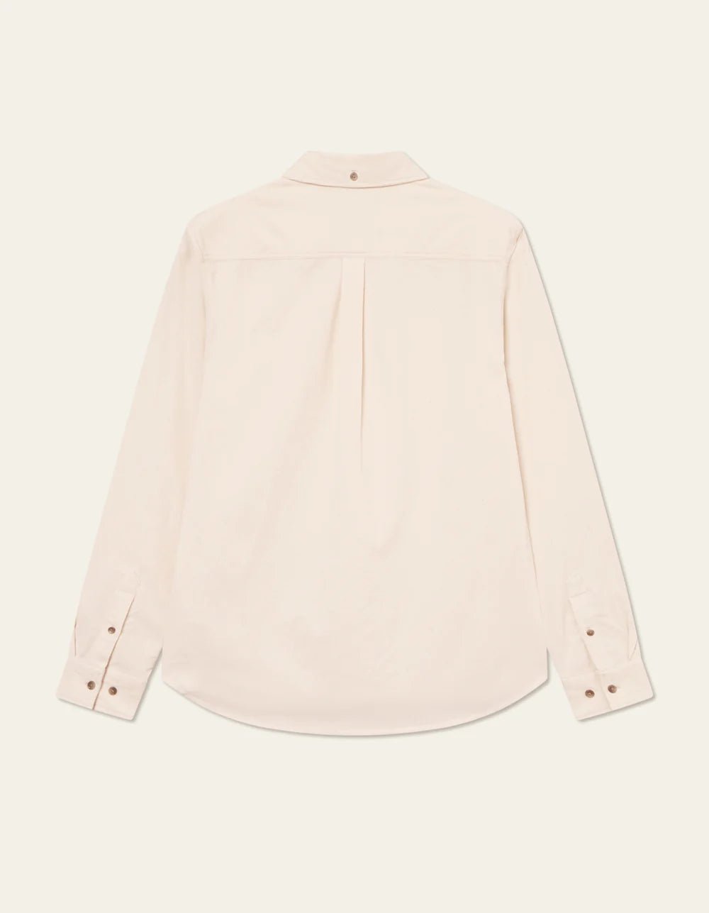 Les Deux Konrad Pinwale Corduroy Shirt - Ivory - Supermen.dk