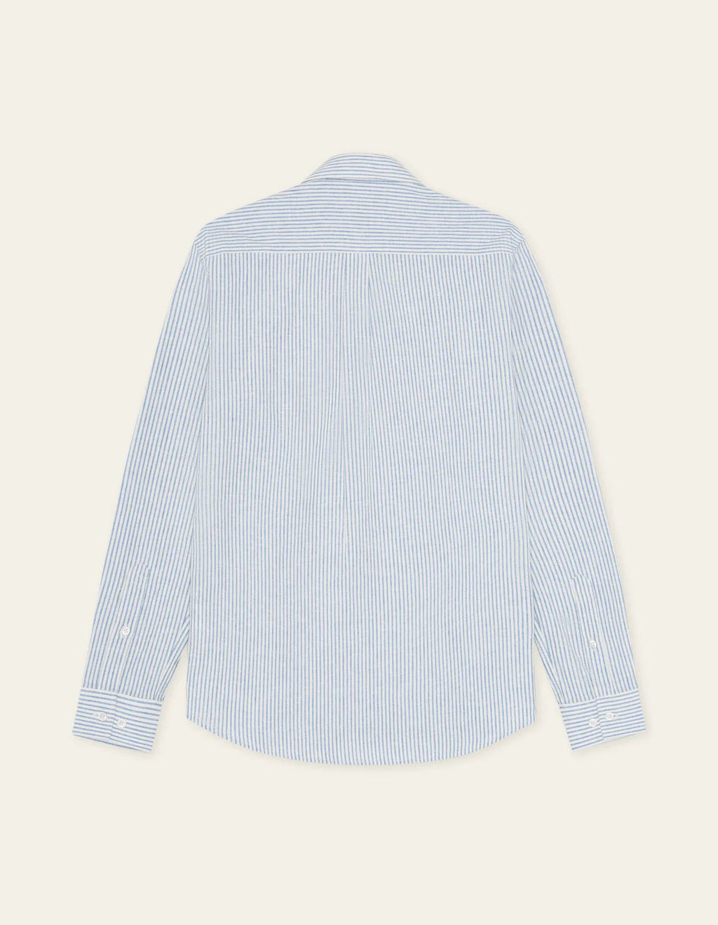 Les Deux Konrad Stripe Cotton Linen Shirt Allure - Supermen.dk