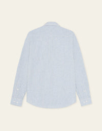 Les Deux Konrad Stripe Cotton Linen Shirt Allure - Supermen.dk