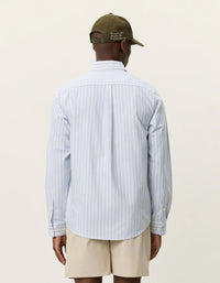 Les Deux Konrad Striped Oxford Shirt - Allure - Supermen.dk