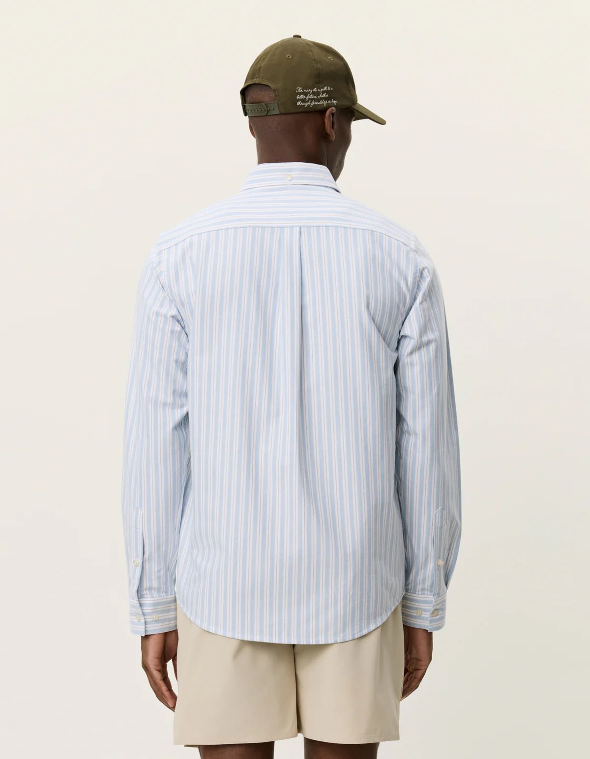 Les Deux Konrad Striped Oxford Shirt - Allure - Supermen.dk