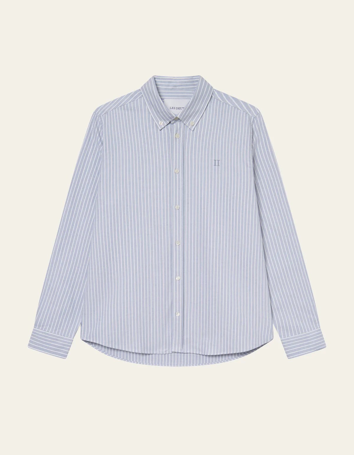 Les Deux Konrad Striped Oxford Shirt Allure - Supermen.dk