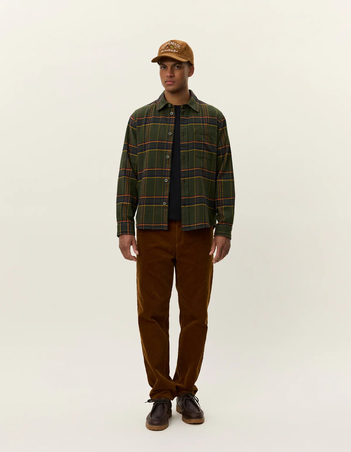 Les Deux Lennon Check Overshirt - Supermen.dk