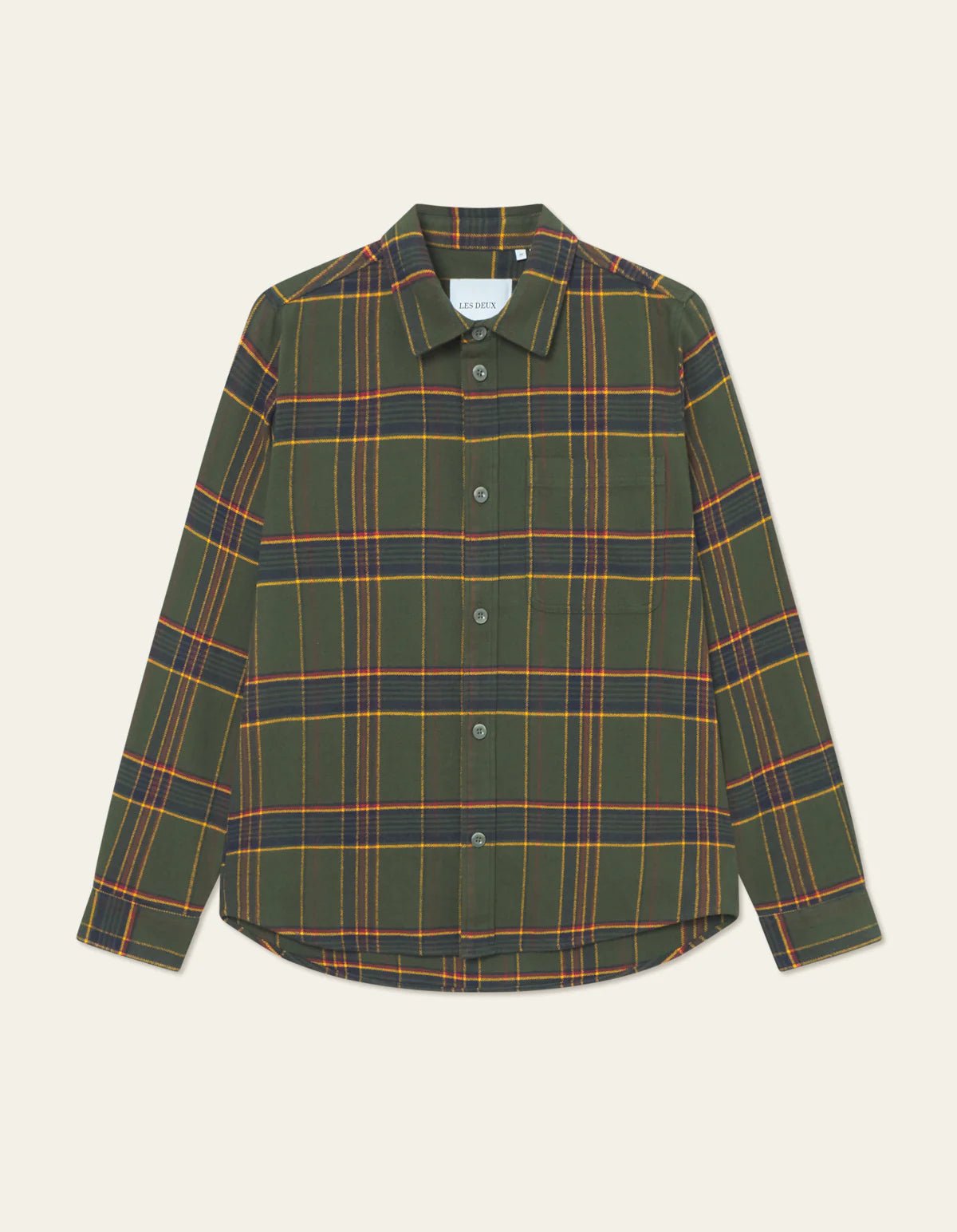 Les Deux Lennon Check Overshirt - Supermen.dk