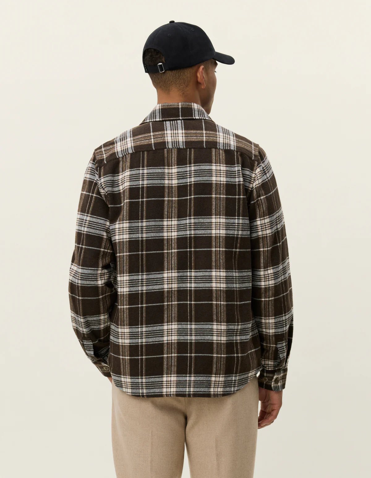 Les Deux Lennon Check Overshirt - Delicioso Brown - Supermen.dk