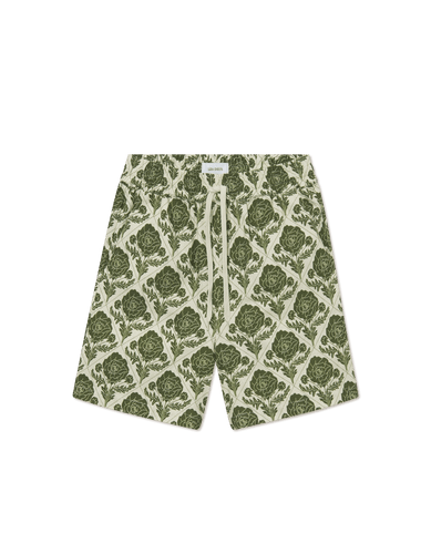 Les Deux Lesley Flower Tile AOP SS Shorts - Supermen.dk