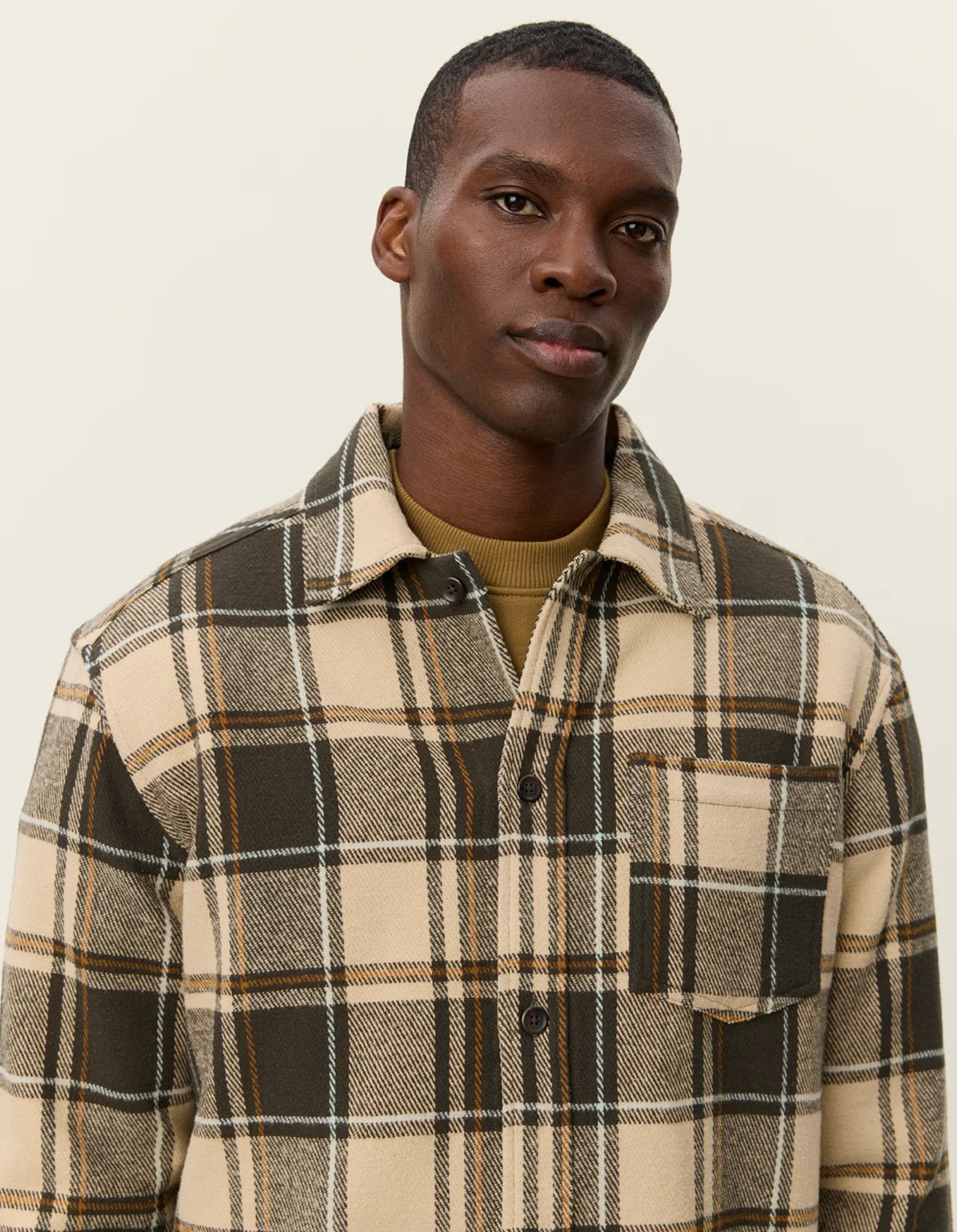 Les Deux Loan Check Twill Overshirt - Supermen.dk