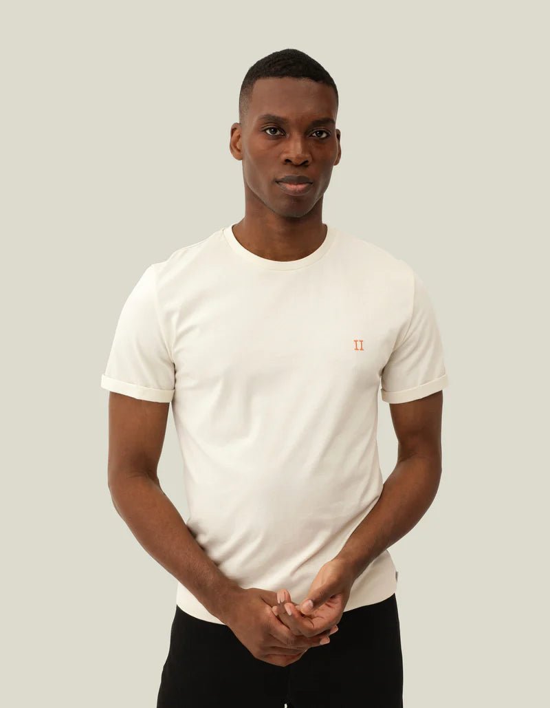 Les Deux Nørregaard T-Shirt - Ivory/Orange - Supermen.dk