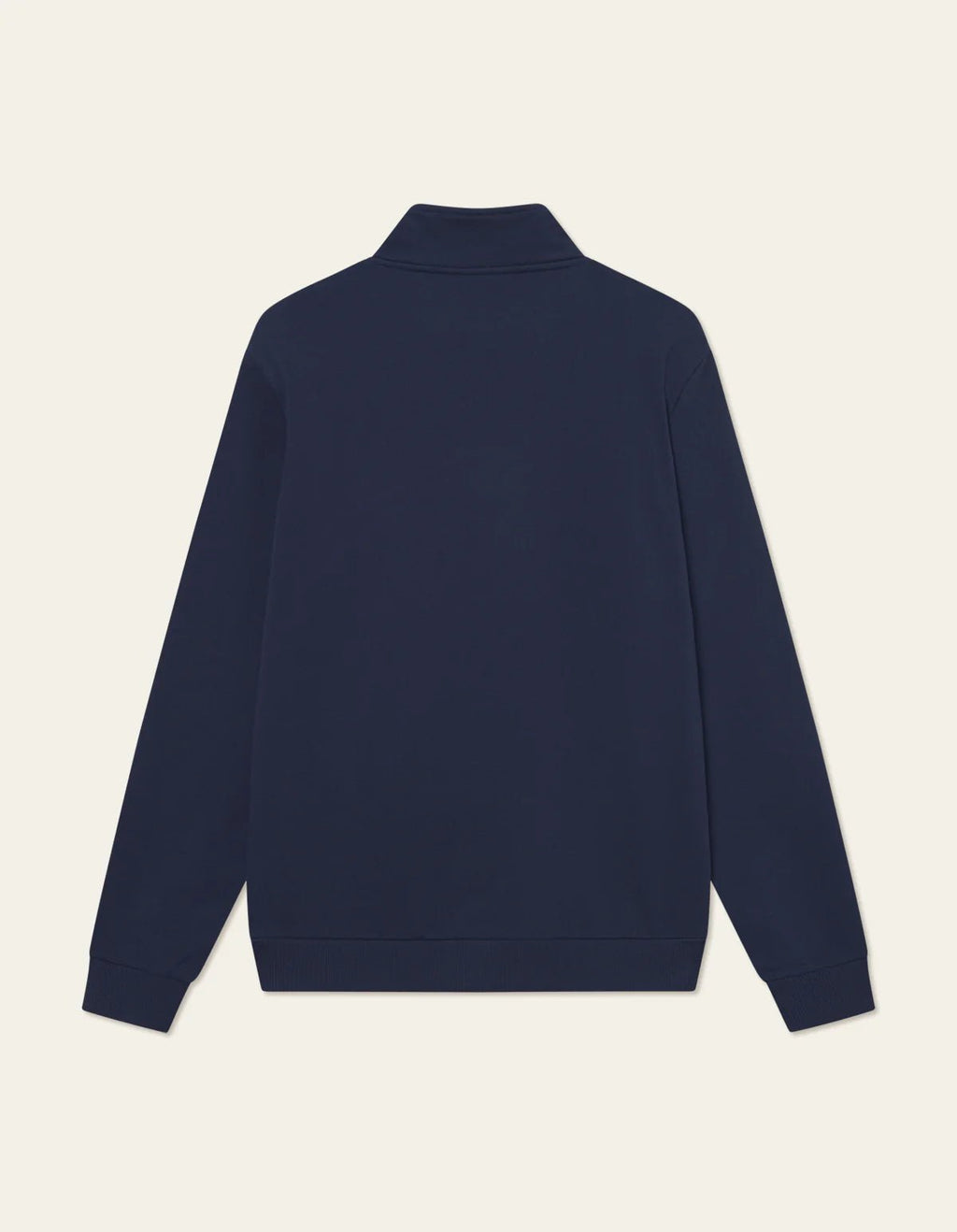 Les Deux Patch Half - Zip Sweatshirt Dark Navy - Supermen.dk